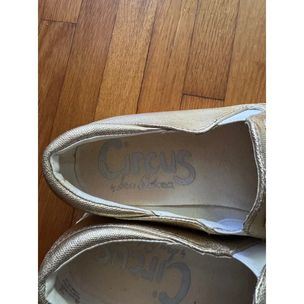 Circus by Sam Edelman Train Wreck Gold Metalic Womens‎ 8m Slip On